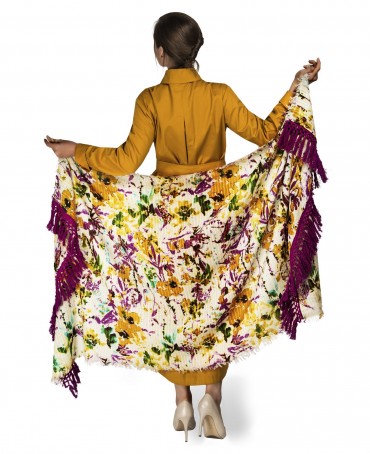 Палантин Унисекс W.FR240-PRINTEMPS/JAUNE